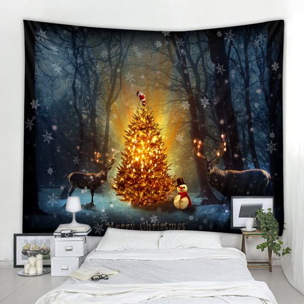 150cm*100cm, Gobelin Juledekoration Baggrundsstof