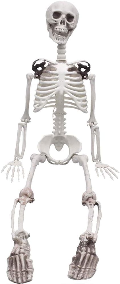 Realistiskt Halloween-skelett med ställbara leder - 90 cm