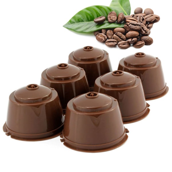 3 Påfyllbare Dolce Gusto Kapsler Gjenbrukbare Pods Filter