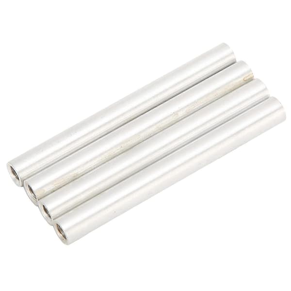 10 stk. aluminiumslegeringssøjle rund hungevind afstandsstykke M4x0,7 mm lang 52 mm