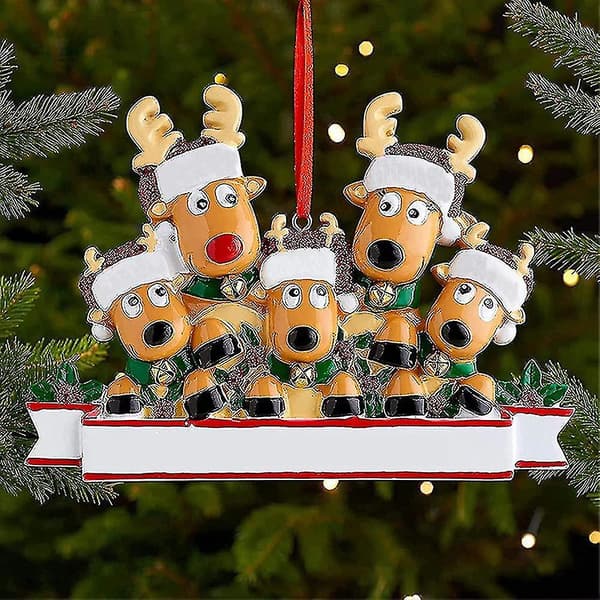 1/5 st älg julgran hängande dekoration Xmas Party hänge ornament D