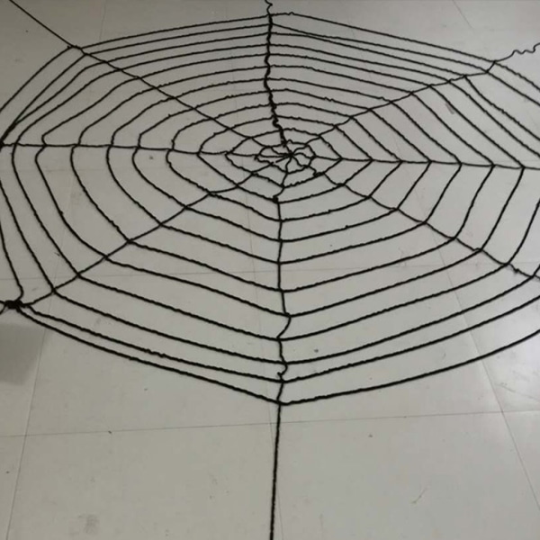 Halloween spindelnät Animal Web Net Knepig leksaksrekvisita för inomhusbruk Black 1.5m