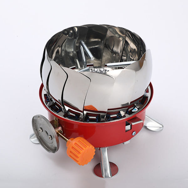 Mini-grill utendørs portabel sammenleggbar liten firkantet komfyr Camping Gasskomfyr Sikker og holdbar Small Square Furnace