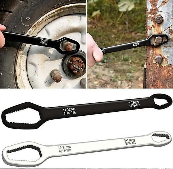 Kromivanadiiniteräksinen jakoavain, kaksoispäinen 8-22mm 2kpl