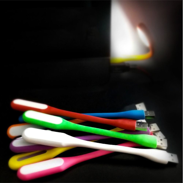 4 KPL USB LED-VALO LUKULAMPPU SININEN Blue