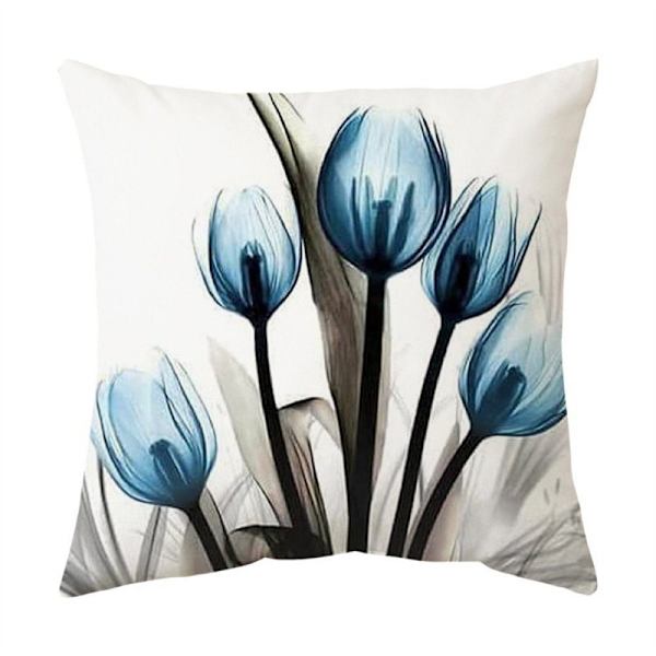 4 delar flimrande blomkuddfodral cover