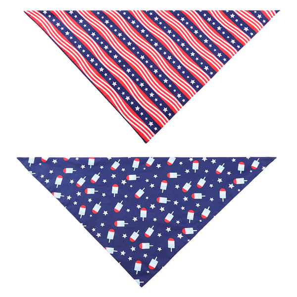 4 juli Dog Bandanas 2 Pack, Independence Day Dog Party