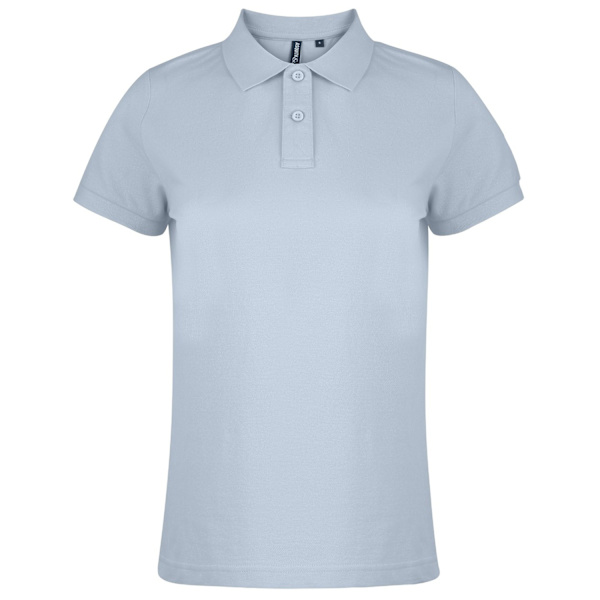 Asquith & Fox Naisten yksivärinen lyhythihainen pikeepaita T Turquoise 2XL