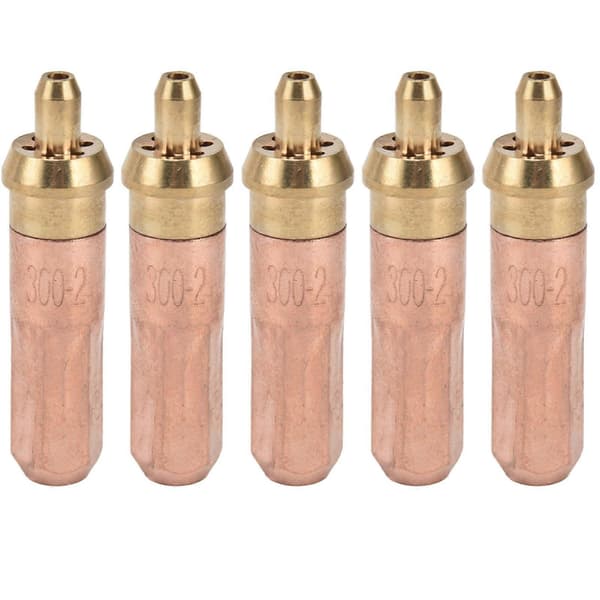 5 stk. acetylen skjærebrennerdyser Ringformede forbruksvarer G01-300 2#