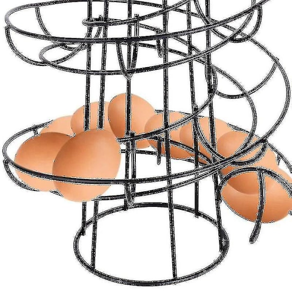 Portable Kit Spiral Egg Rack Functal Stora Egg Box Ägg Stora Rack *chyi