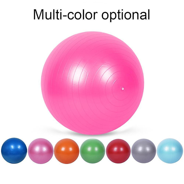 Erittäin paksu joogapallo treenipallo, tasapainoon, vakauteen, raskausaikaan, nopea pumppu mukana 65cm pink