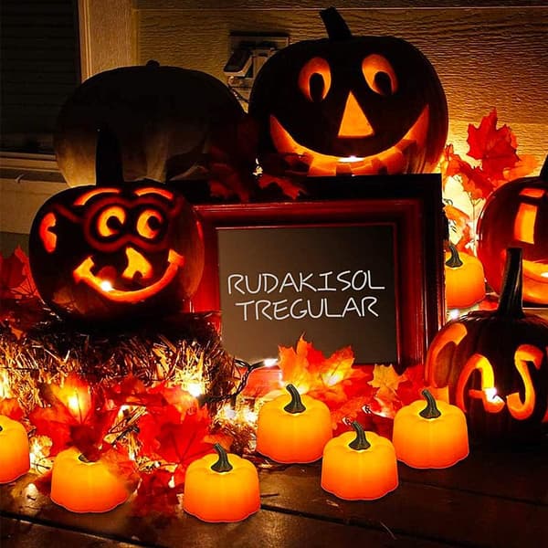 Halloween-dekorasjon 12 stk Mini hagedekorasjon utendørs hall