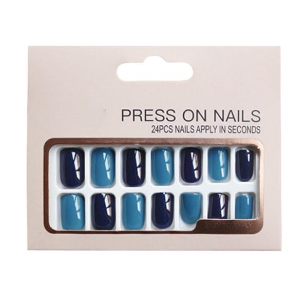 24st lösnaglar falska naglar nageltips kit cover för style 2