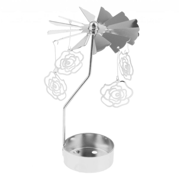 Juledekorasjon roterende lys rosa telys