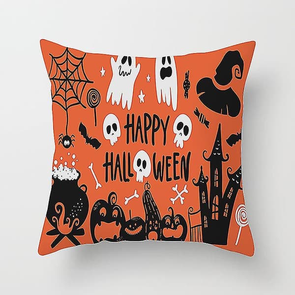 Halloween Witch Series dekorativt putetrekk 16