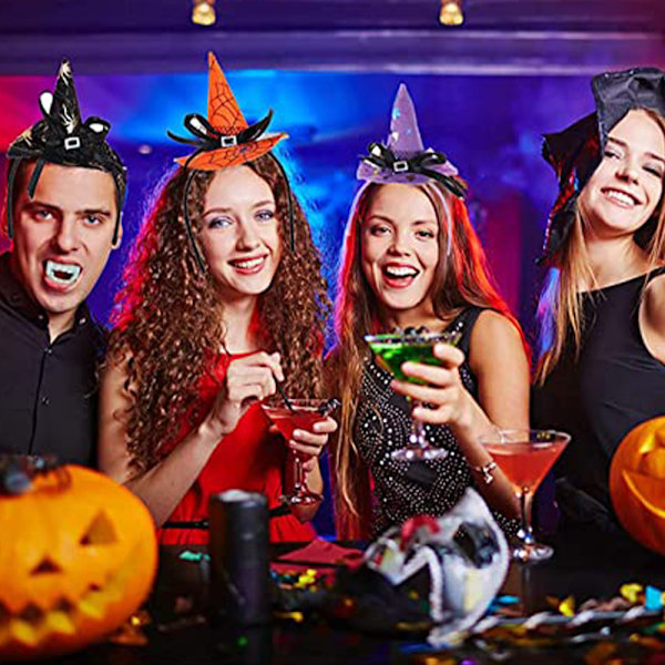 Halloween Pandebånd Hårklemme, Diverse Halloween Party Heks Style 3