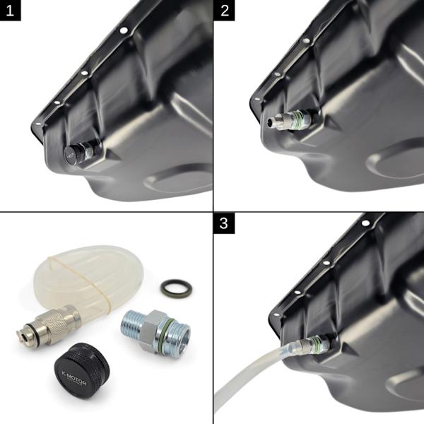 Motoroljeavtappningsplugg för ventilsats M12/M14/M16 Gänga M16 1.5