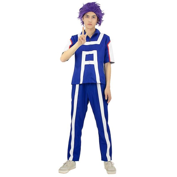 Bnha Gym Uniform Denki Deku Cosplay Quality Uniform Clothing Gym Uniform For Anime zuku Halloween Anime Sportswear FPDM L