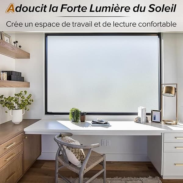30*100cm Blackout Privacy Window Film, Statisk Vindusfilm, God