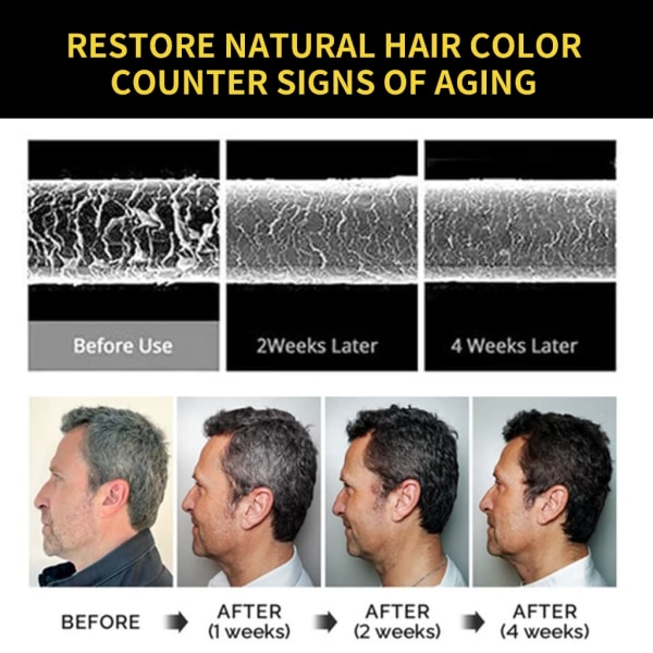 100 ml Kvinnligt hår mörkare schampo Snabbt Effektiv reparation Grå Vit Färg Färg Kropp Naturligt Ekologiskt Schampo Hårvårdsmaterial