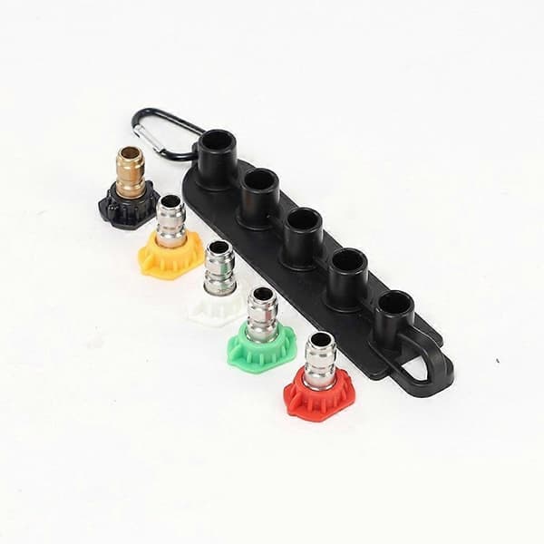 Spulerdysespids med dyseholder 1/4'' lynkobling 5000PSI skyllekit