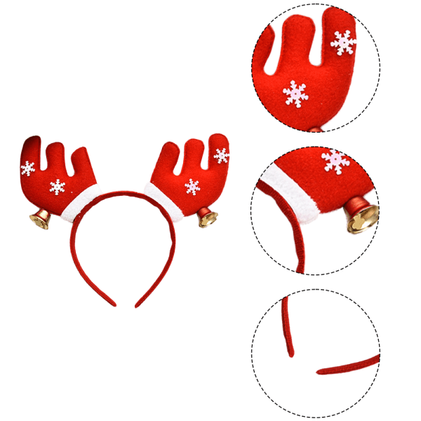 Christmas Pannband, Santa Claus och Antlers Style, Christmas style 2