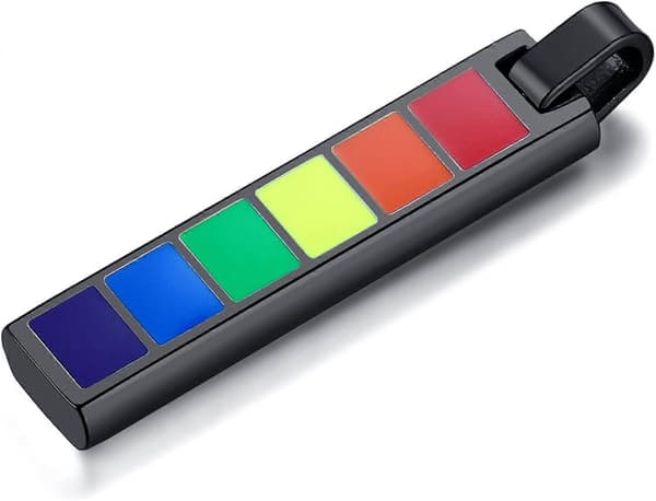 Damehalskjeder, Pride Regnbuehalskjeder, Regnbue Rektangelanheng