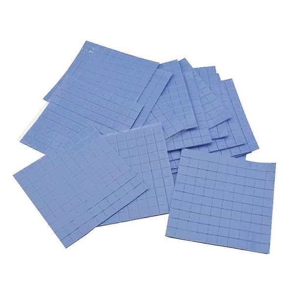 100 stk. 10x10x1mm Termisk Pad GPU Køleplade Kølende Ledende Silikonepude