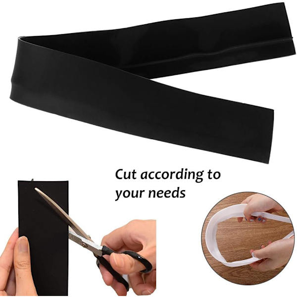2-pack silikon Köksspis Top Gap Cover Lång Bred Gap Filler
