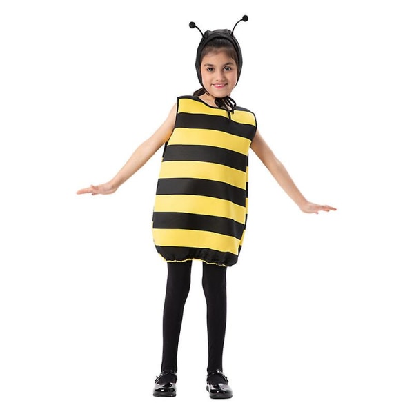 Klassisk Honey Bee Barndräkt , toddler Humladräkt Barn, Humladräkt Toddler, Humla Småbarnsdräkt, Bee Toddler Kostym,barn Unis M