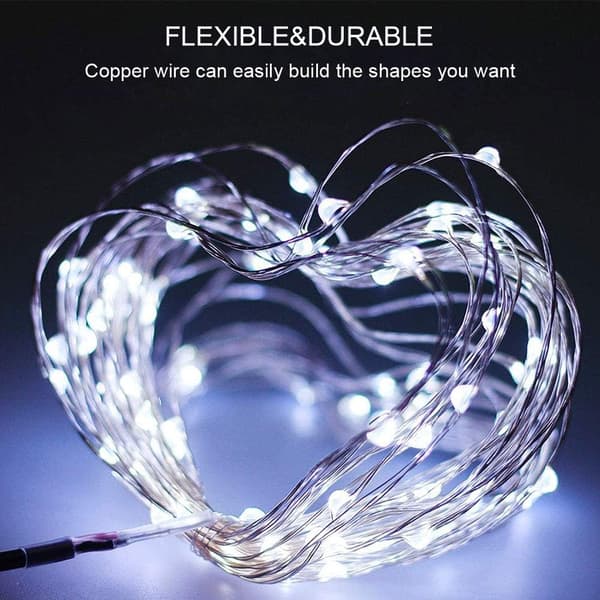 Udendørs Solar Fairy Lights, 200LED 22M 8 Modes IP65 Vandtæt Fa