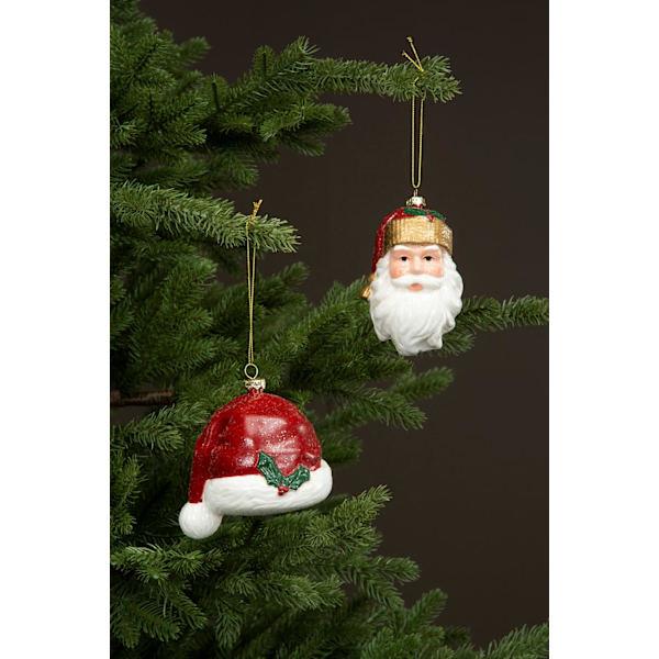 A Lot Decoration - Juldekoration Tomte Tomteluva Hänge Mix 12 10 red