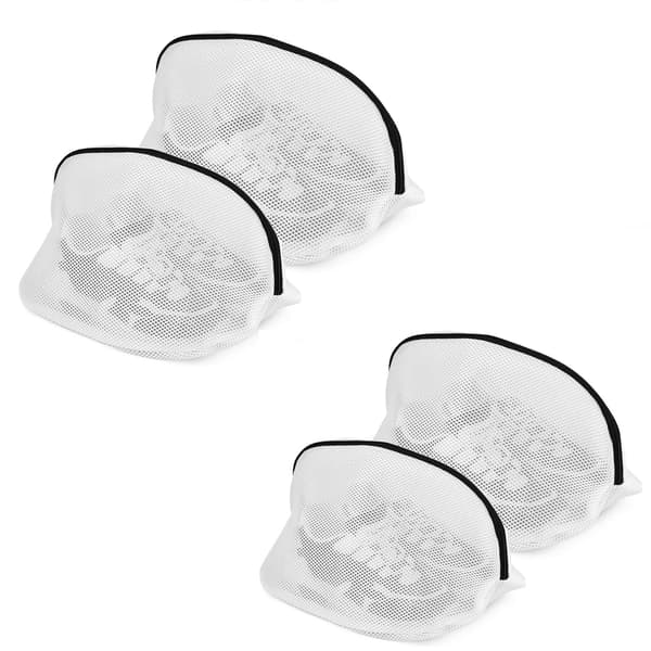 4-pack skotvättpåse| Mesh tvättpåse|svart