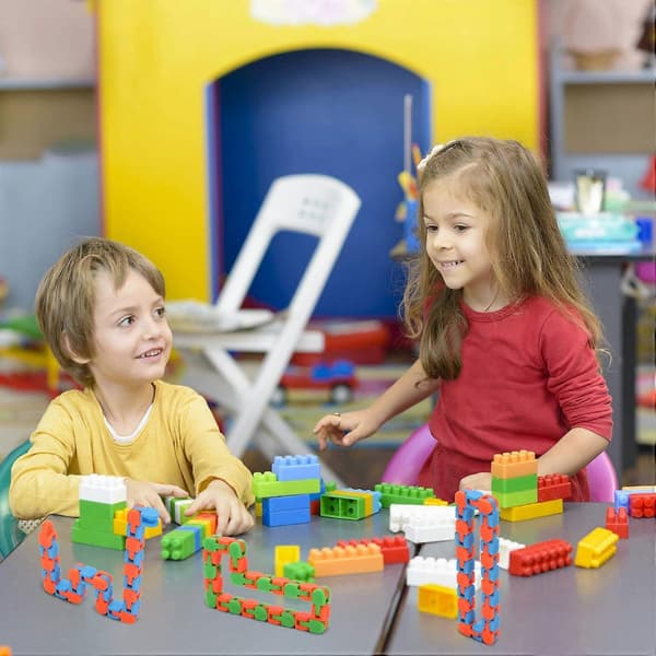 6-pak 24 led Wacky Tracks Snap and Click Fidget Legetøj, Finger S