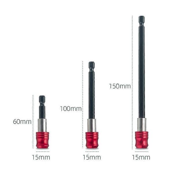 Høytrykkspylerdyse-sett med dyseholder, 7 dyser, 1/4\" hurtigkobling