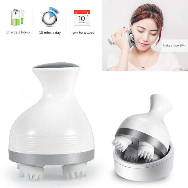 Elektrisk huvudmassager laddning hårbotten vibration hushålls pe