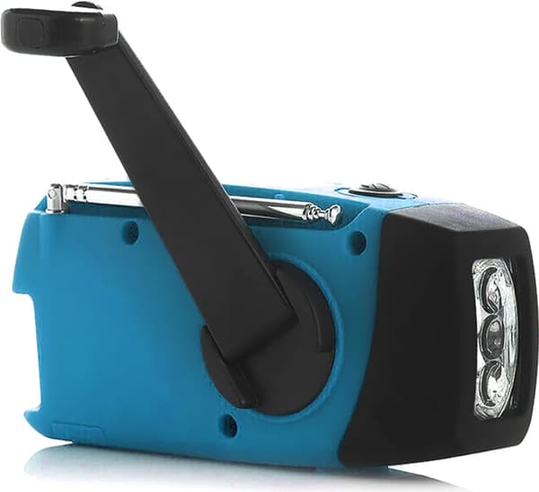 Emergency Solar Håndsving 1200mAh AM FM NOAA Vejrradio LED-lys USB-oplader udendørs