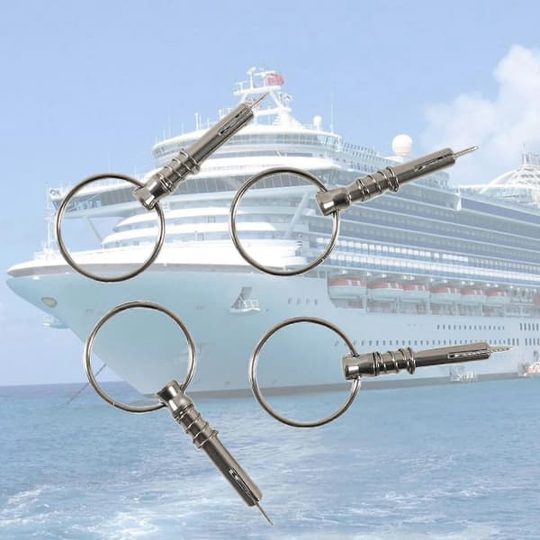 4 stk. hurtigutløserstift båt Bimini toppstifter 1/4\" diameter marineutstyr