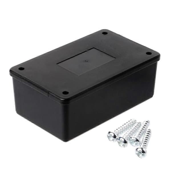 Vanntett ABS-plast Elektronisk Kapsling Prosjektboks Svart 105x64x40mm