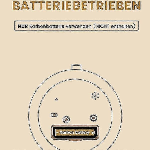 Väckarklocka Analog Utan Tickande, Batteridriven Retroväckarklocka AnalogP20211224547