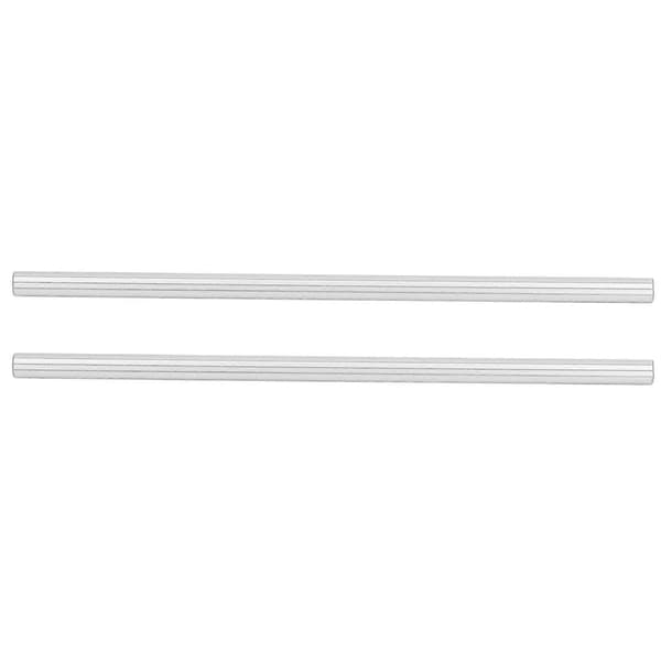 2 STK 8 mm lineær aksel høy nøyaktighet forkrommet stålføringssylinder for 3D-skriver 200 mm / 7,9 tommer
