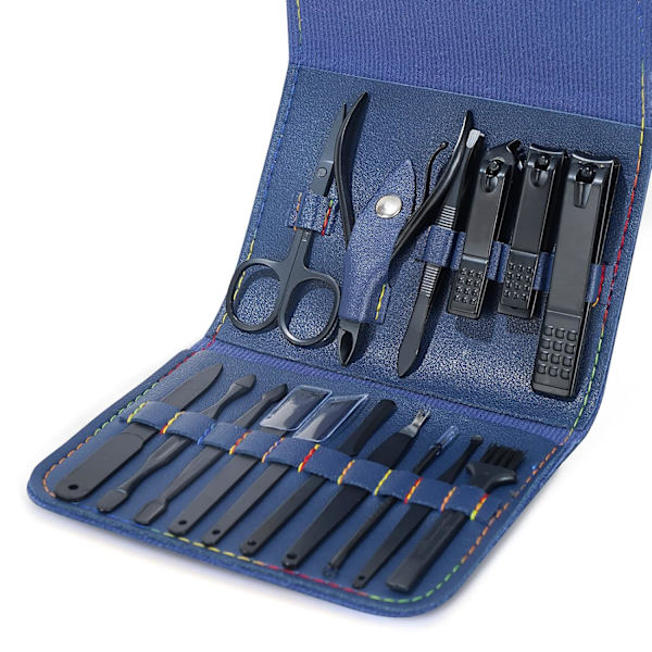 Manikyr Pedikyr Set Nail Grooming Kit - Rostfritt stål Sharp