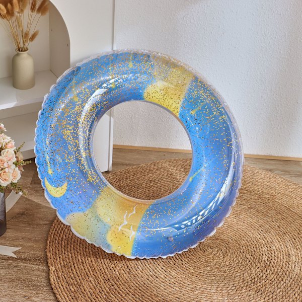 Summer Beach Float Svømmering Pool Oppustelig Svømmecirkel 60