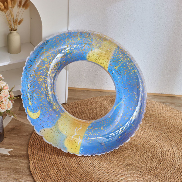 Summer Beach Float Svømmering Pool Oppustelig Svømmecirkel 90