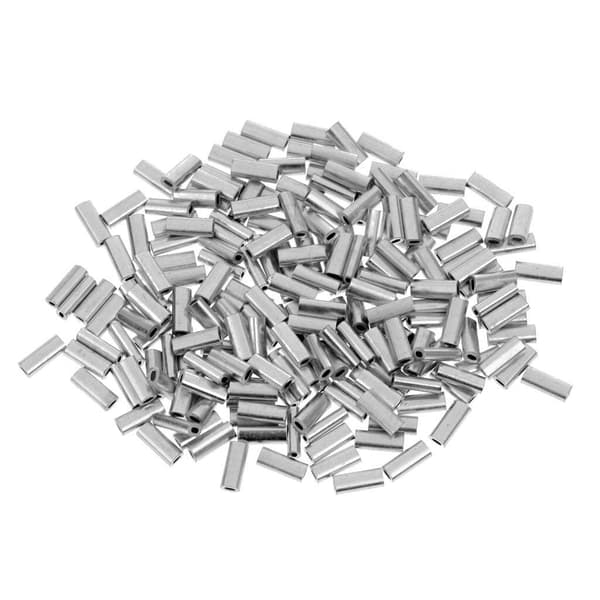 1/2/3 200 st aluminiumlegering fiskelina Crimp Wire Leader 1Set