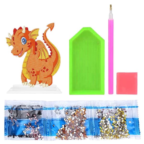 #Diamantmaling akrylpynt dinosaur dyrestil#