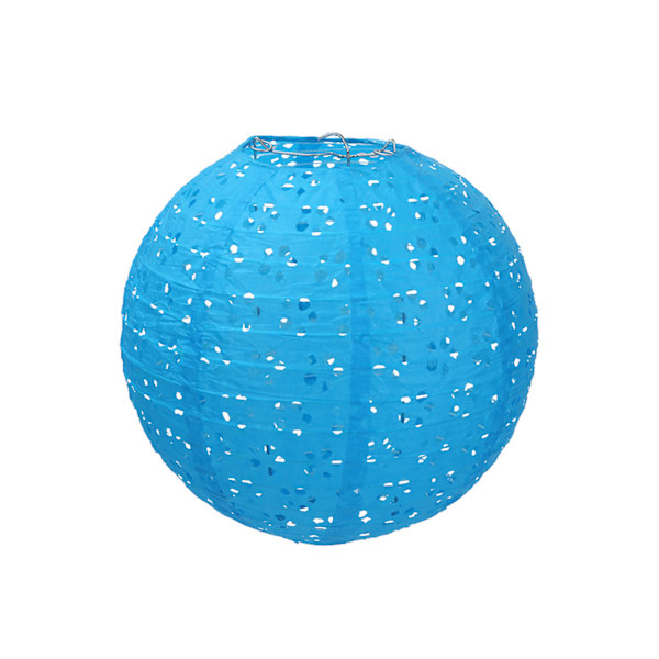 Ihålig lykta Vattentät lykta vårfestival Lykta Bärbar LED-lysande runda melonlyktor för festivaler Orange - 30CM