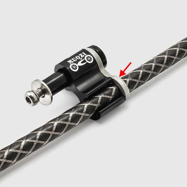 Hydraulikslange Fix Klemme Skiftere Bremseledning Rørbukkel, Cykelkabelguide Adapter