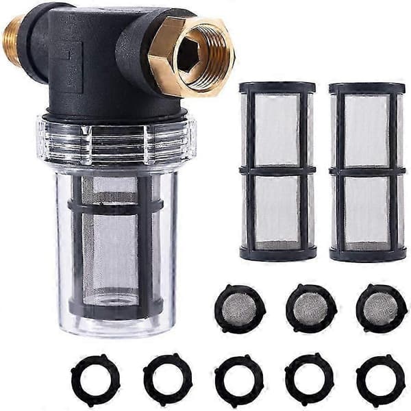 Sedimentfilterfeste Slangefilter, Hageslangefilter for høytrykksspylerinntak