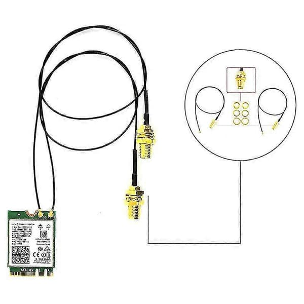 Dual Mode Ac8265 Trådlös Nic Modul 2.4ghz/5ghz Wifi Och Bluetooth 4.2 För Kit